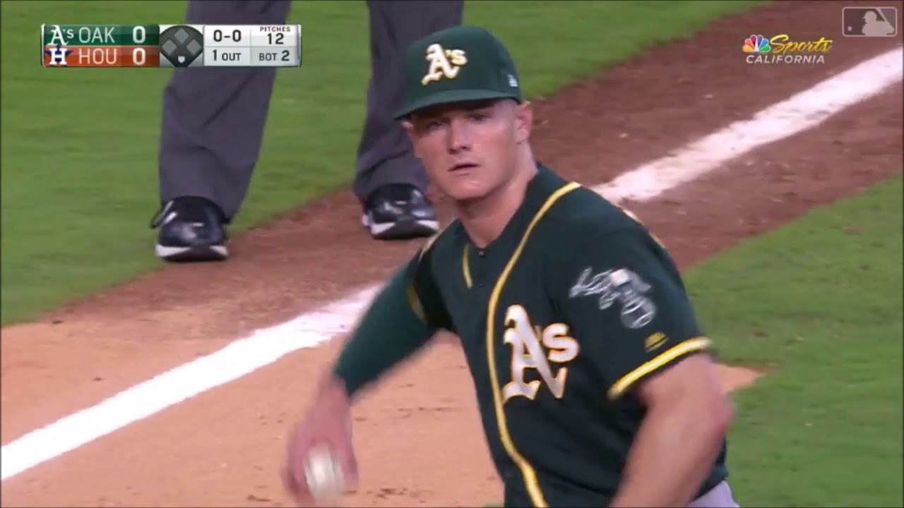 【MLB】両リーグ1位のDRS+29！マット・チャップマン好プレー集（2018年）