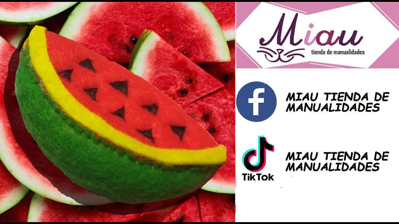 sandia en paño lency en 3 minutos