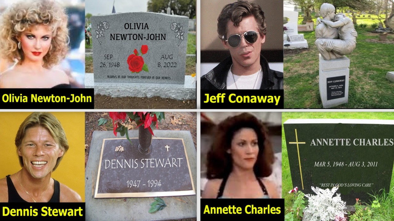 😢   Graves Of Grease Actors || Where Are They Buried ?