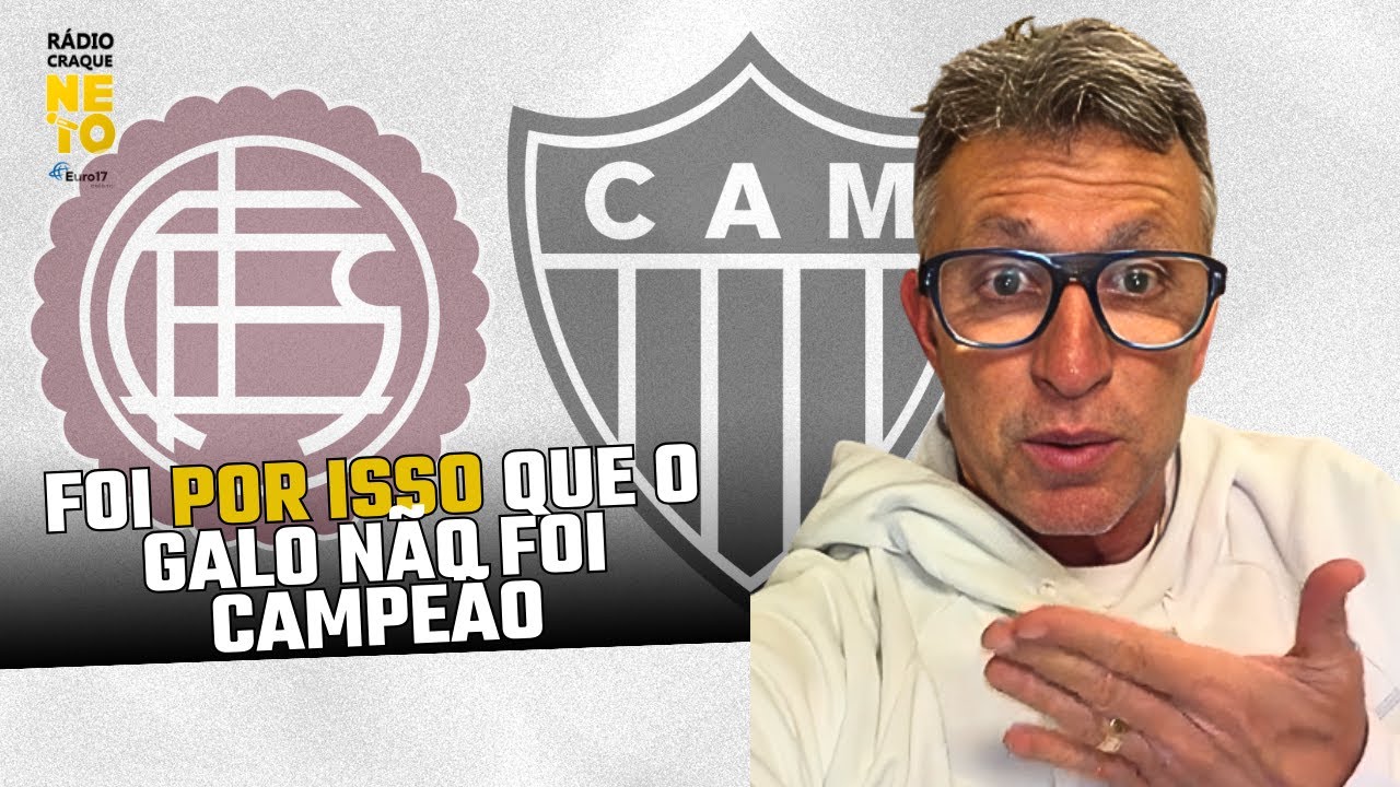 CRAQUE NETO FALA TUDO AP&Oacute;S VEXAME DO GALO NA FINAL DA SULAMERICANA