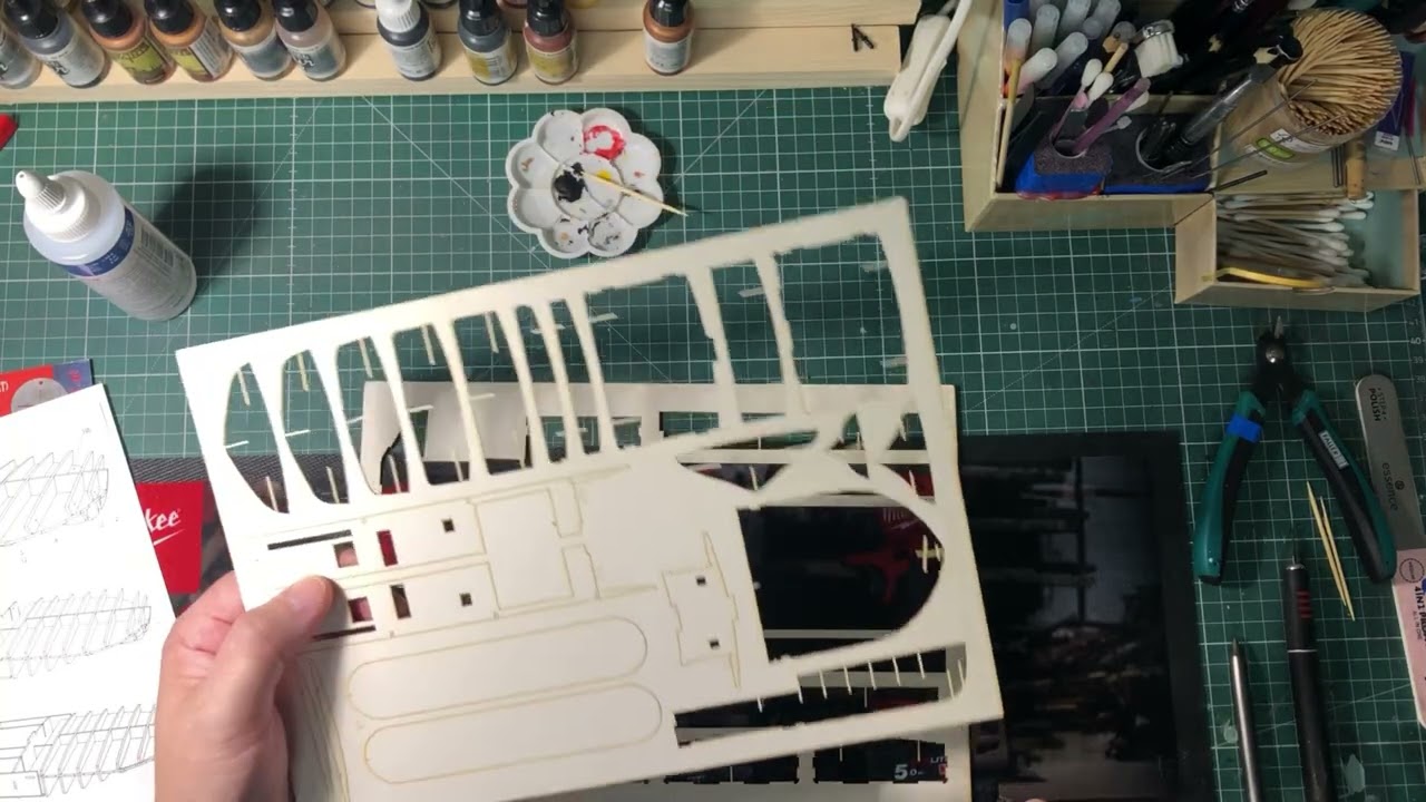 Kartonmodell- Western River 1:100