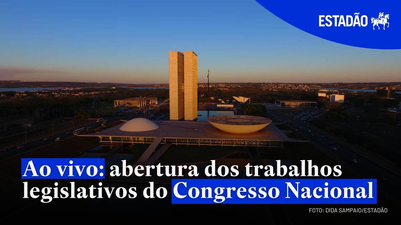 Acompanhe ao vivo a abertura dos trabalhos legislativos do Congresso Nacional