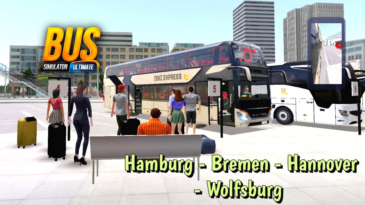 Bus Simulator Ultimate - Gameplay - Driving Through 4 City's in Germany