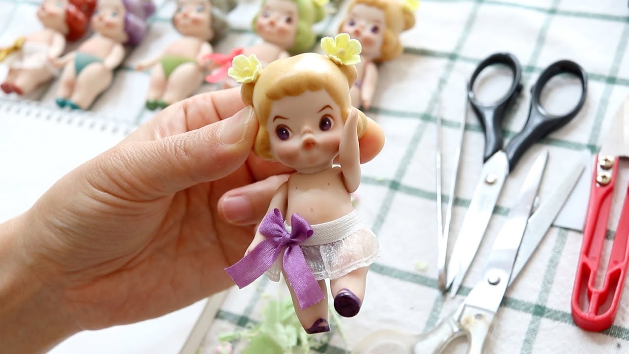 [인형만들기][ENG SUB]Making bisque dolls,  Sylvy(leleDoll) 비스크돌 실비 만들기(렐레돌)