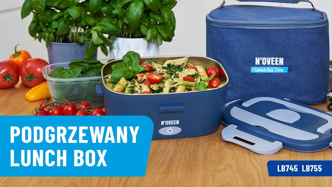 Elektryczny Lunch Box NOVEEN LB745, LB755 | Ciepły i smaczny lunch w ciągu 20 minut!