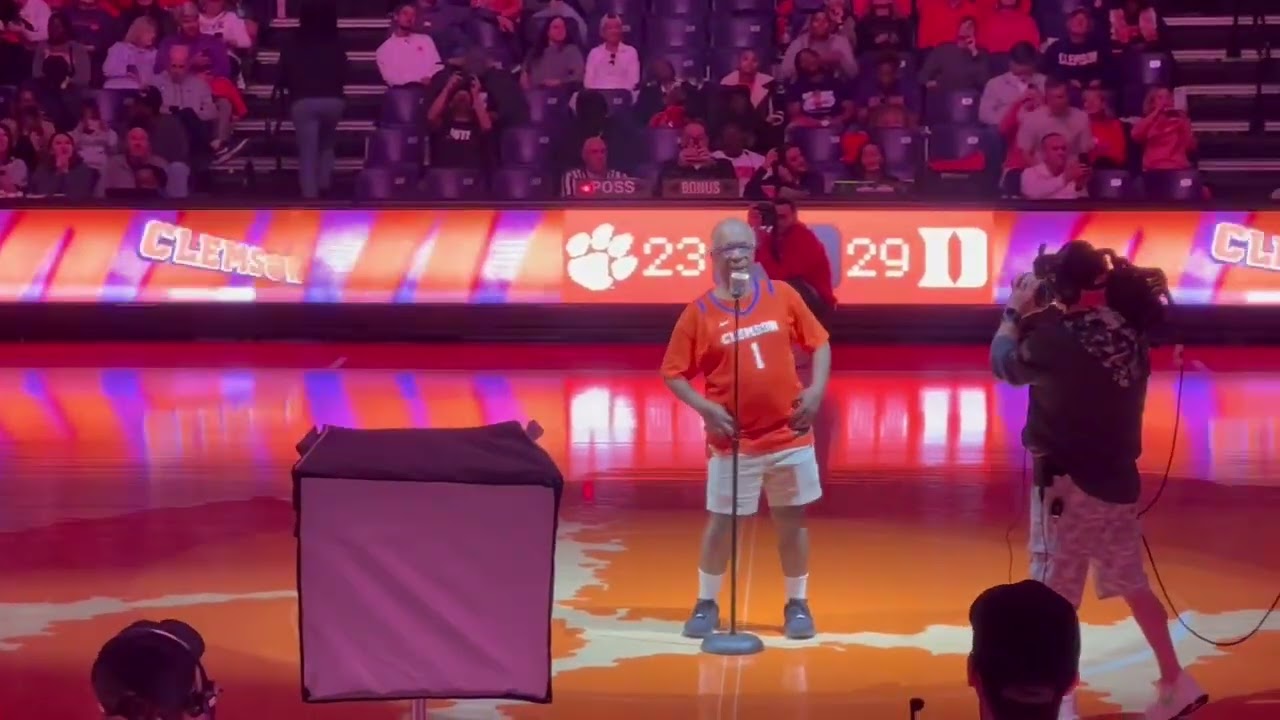 Carolina MiC Rocks The Crowd at Clemson University Women's Basketball vs Duke!