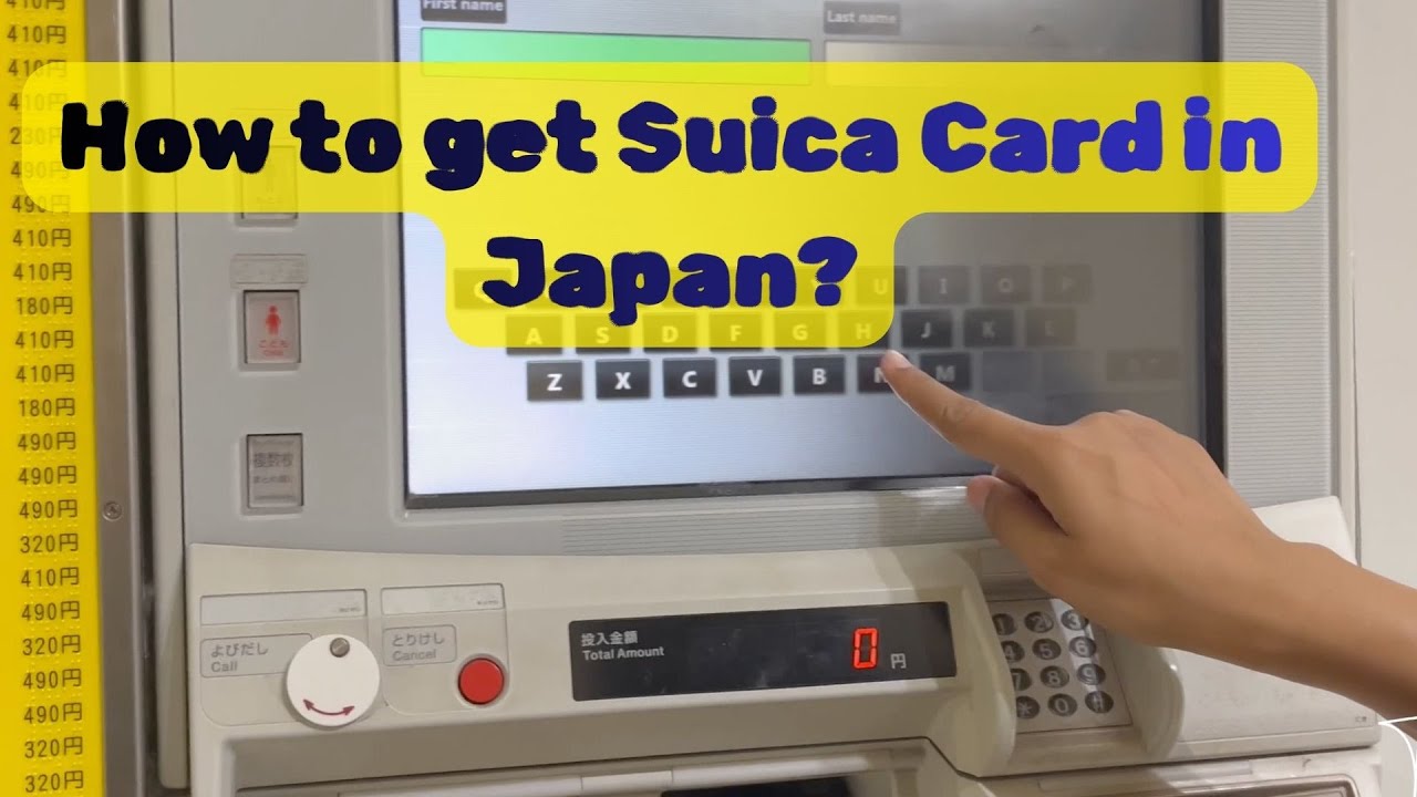 How to get Suica Card in Japan 