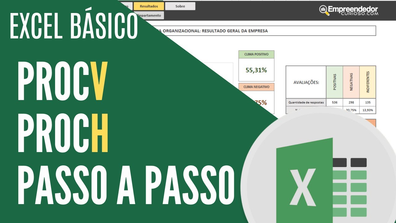 Excel B&aacute;sico - ProcH e ProcV Excel - Fun&ccedil;&otilde;es