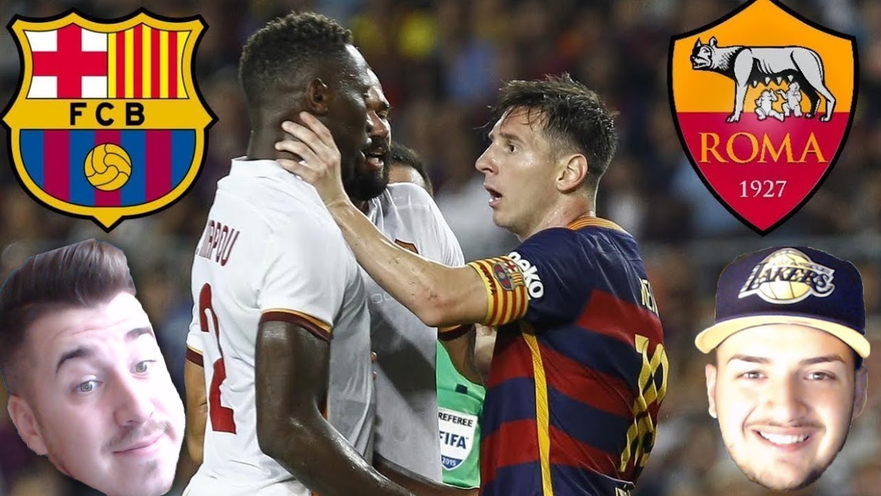 ⚽ Fc BARCELONA Vs As ROMA