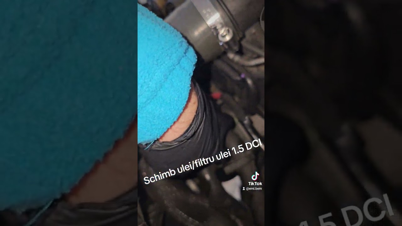 Schimb ulei și filtru 1.5 DCI