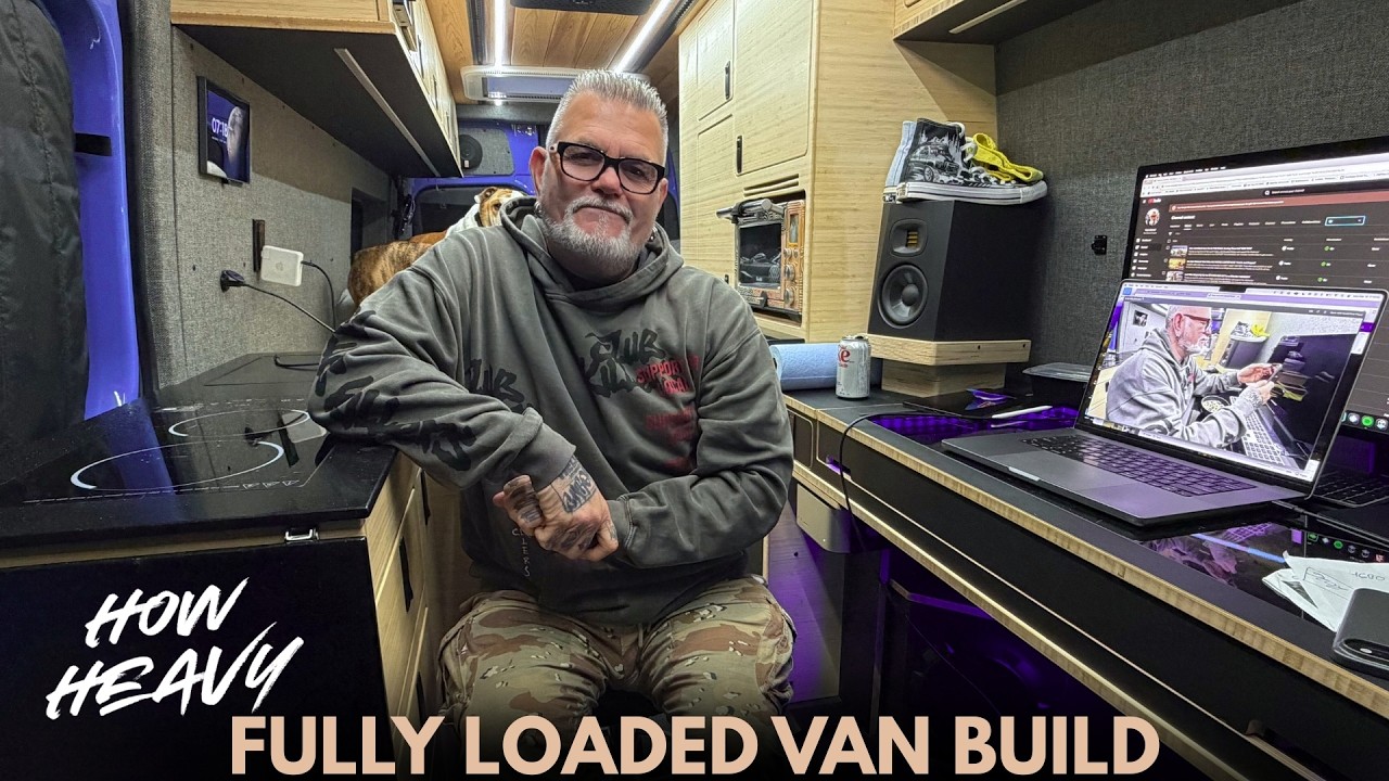 FULL VAN BUILD Get's Put On THE SCALE. Exciting Phone Call 