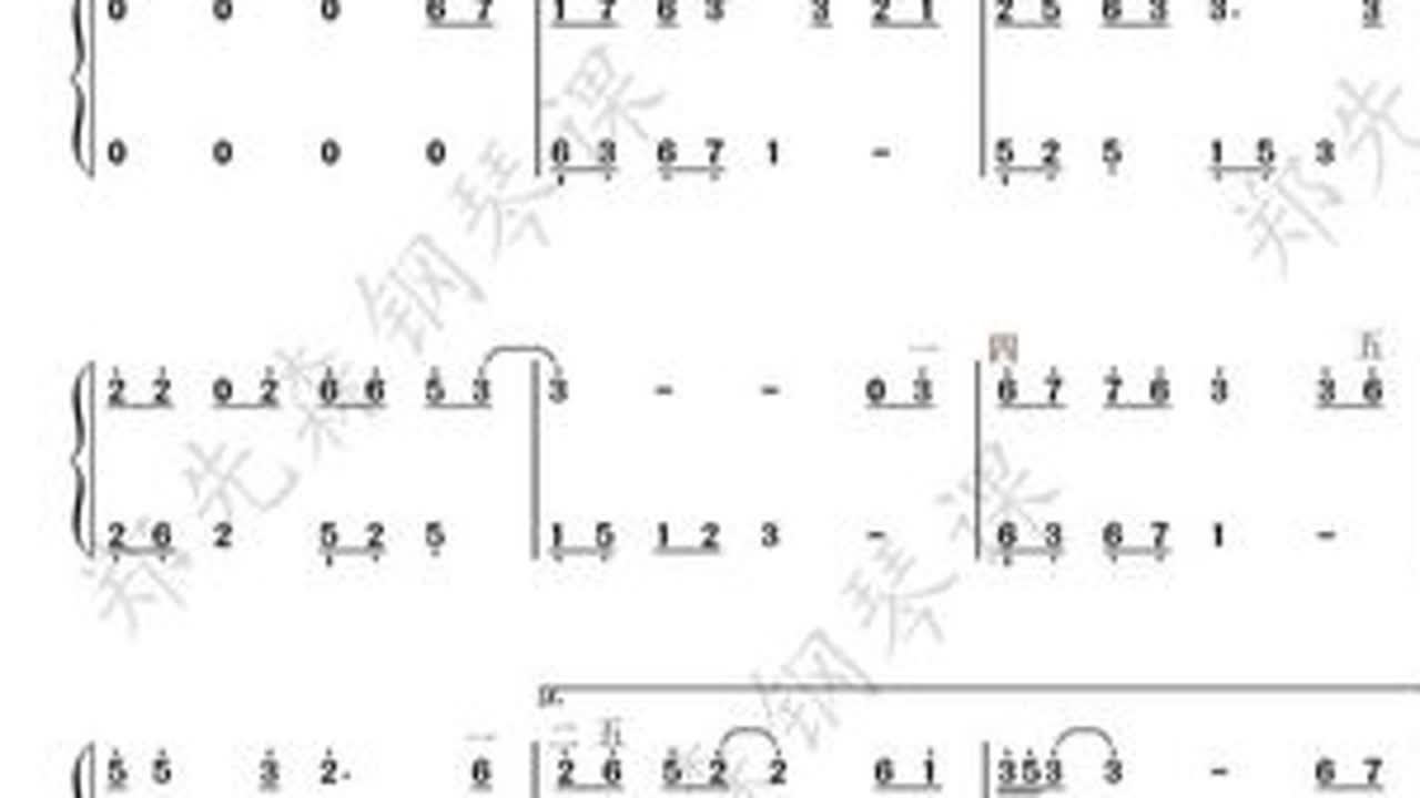 《俩俩相望》钢琴教学视频课第一集 右手指法教学#钢琴简谱 #0基础学钢琴 #教学简谱 #学琴之路