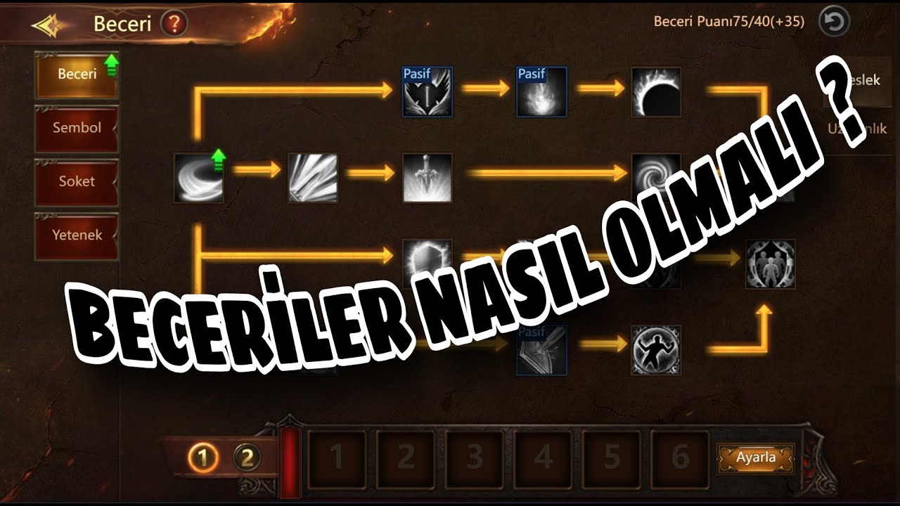 Wartune Ultra - Beceriler Nasıl Olmalı ? Savaşçı'da Meta Skiller Hangileri ?