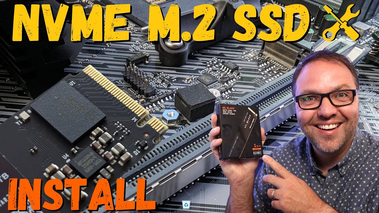 Как установить NVMe SSD на материнскую плату Asus Tuf Gaming B550-Plus WiFi II