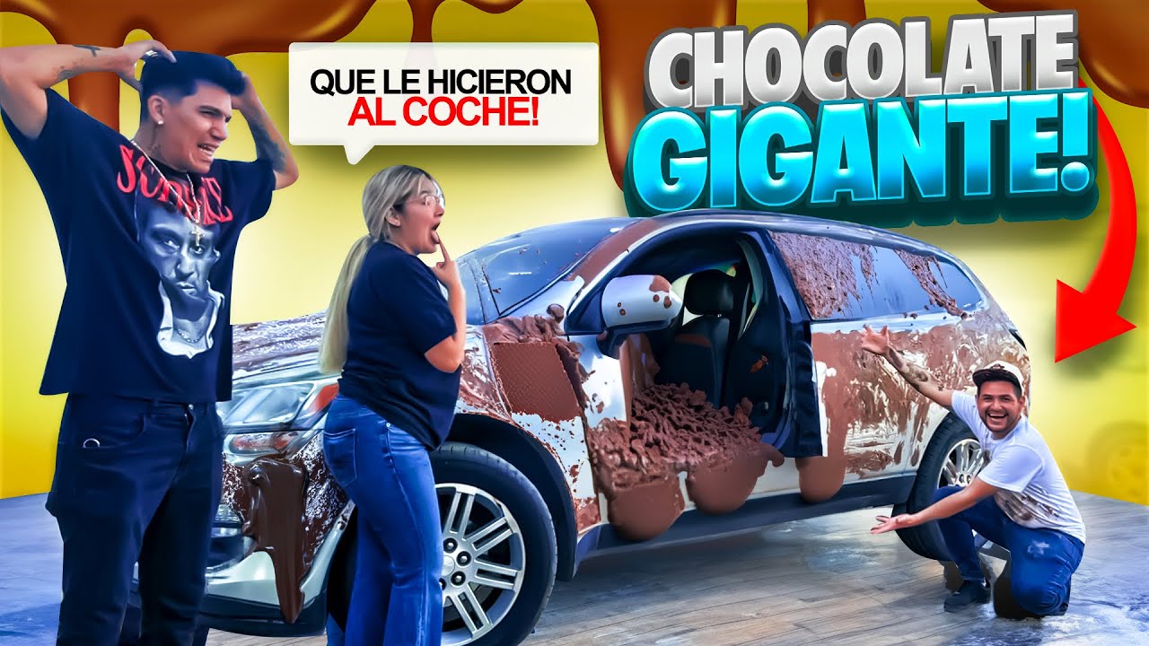 CONVIERTO EL TORTO DE CHULE Y CHRIS EN UN CHOCOLATE GIGANTE