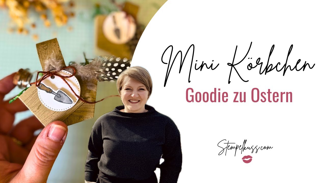 Mini Osternest basteln | Goodie zu Ostern mit Saatgut | Stampin‘ Up!