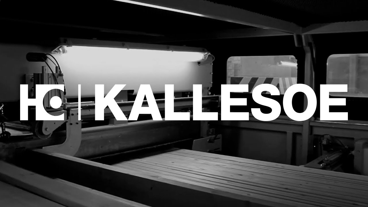 Double glulam press line - with high frequency technology
