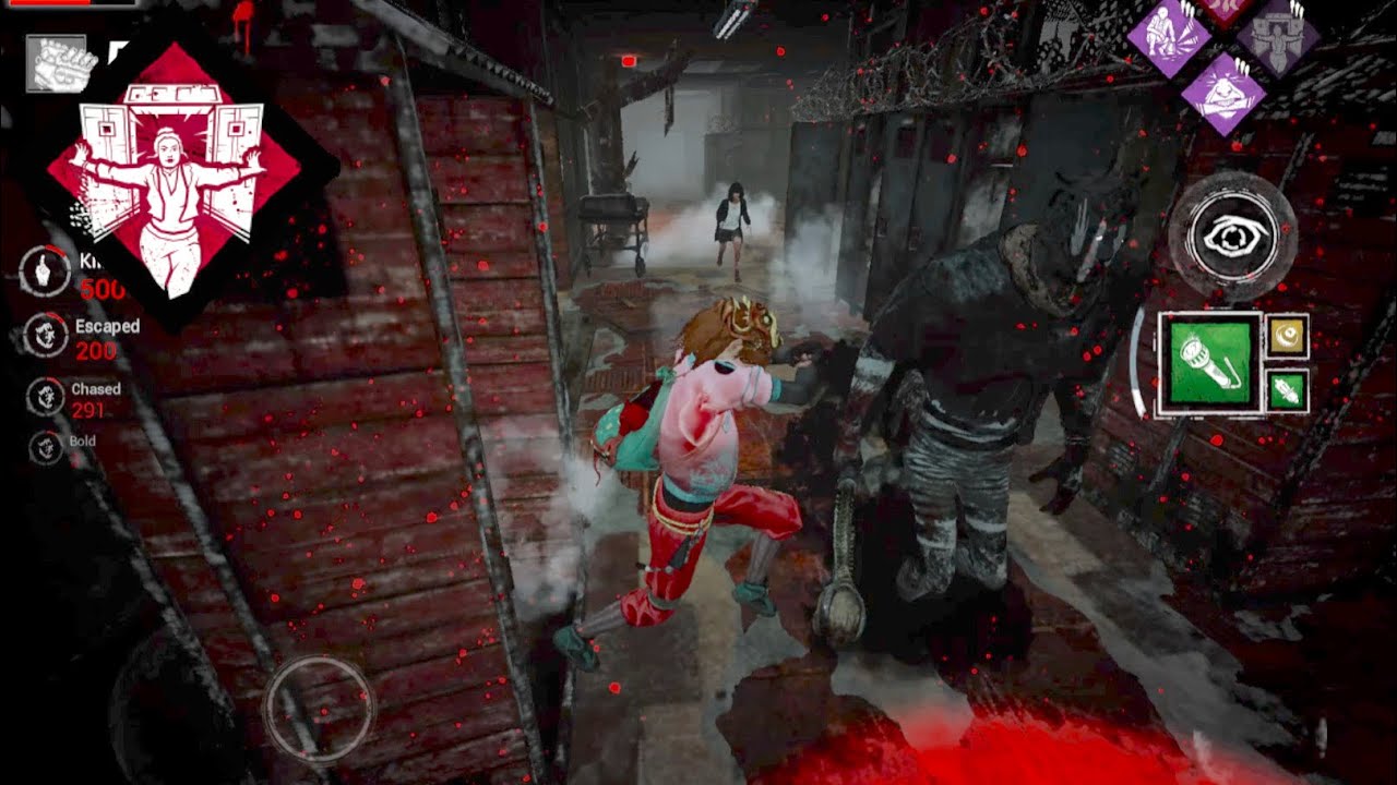 ديد باي ديلايت موبايل 😹 الكلر صار يخاف من الهدون Dead by daylight mobile head on