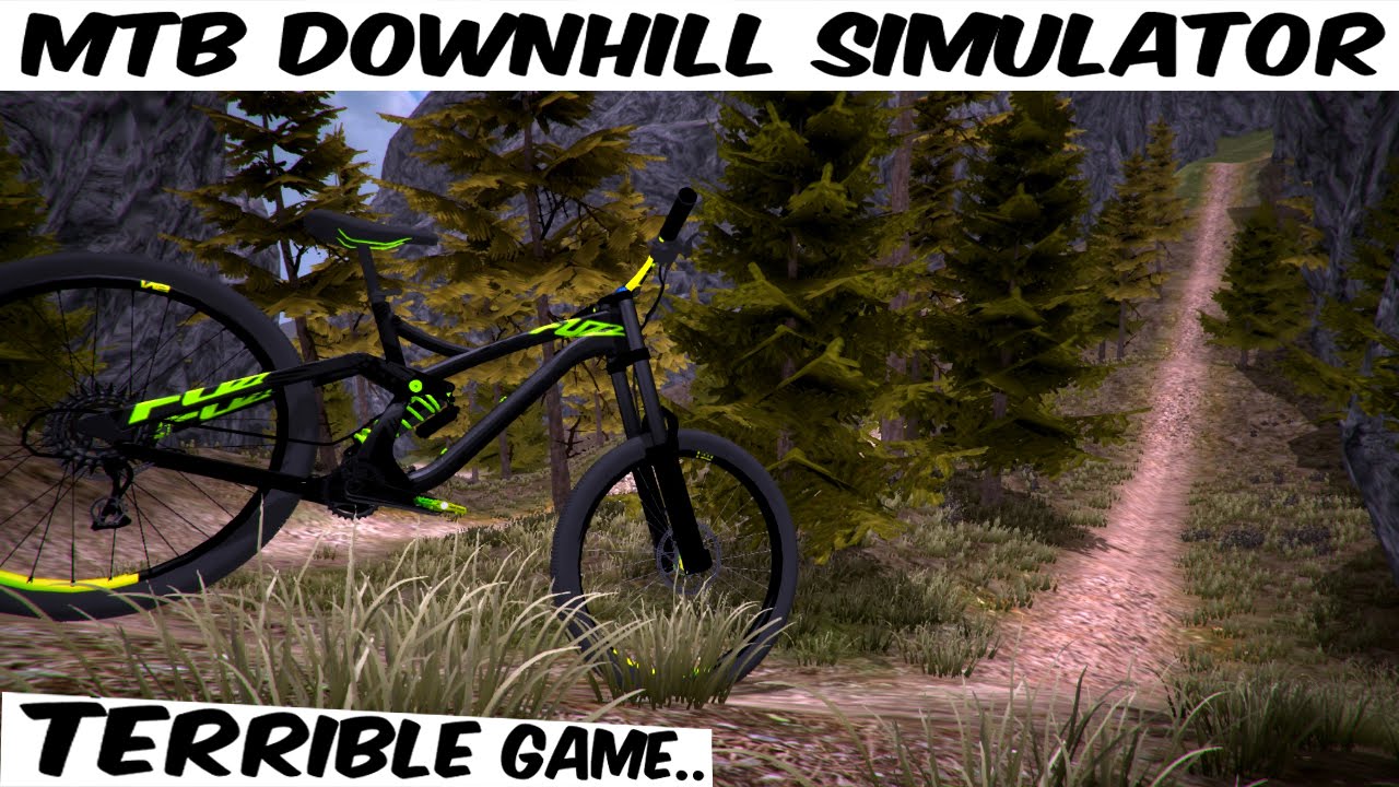 MTB Downhill Simulator Gameplay - Terrible  PC / STEAM HD