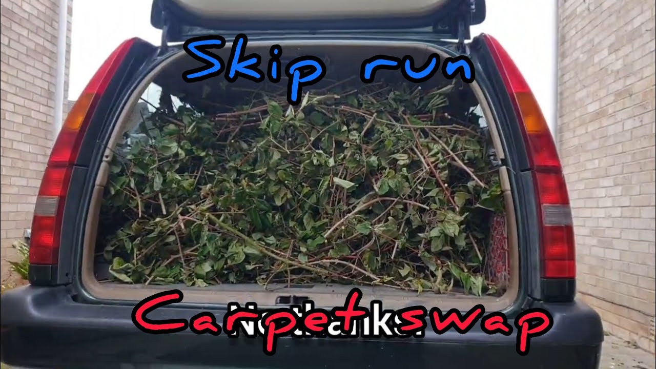 Workhorse, skip run, carpet swap. Volvo 850 #850BRICK #volvo850 #volvov70