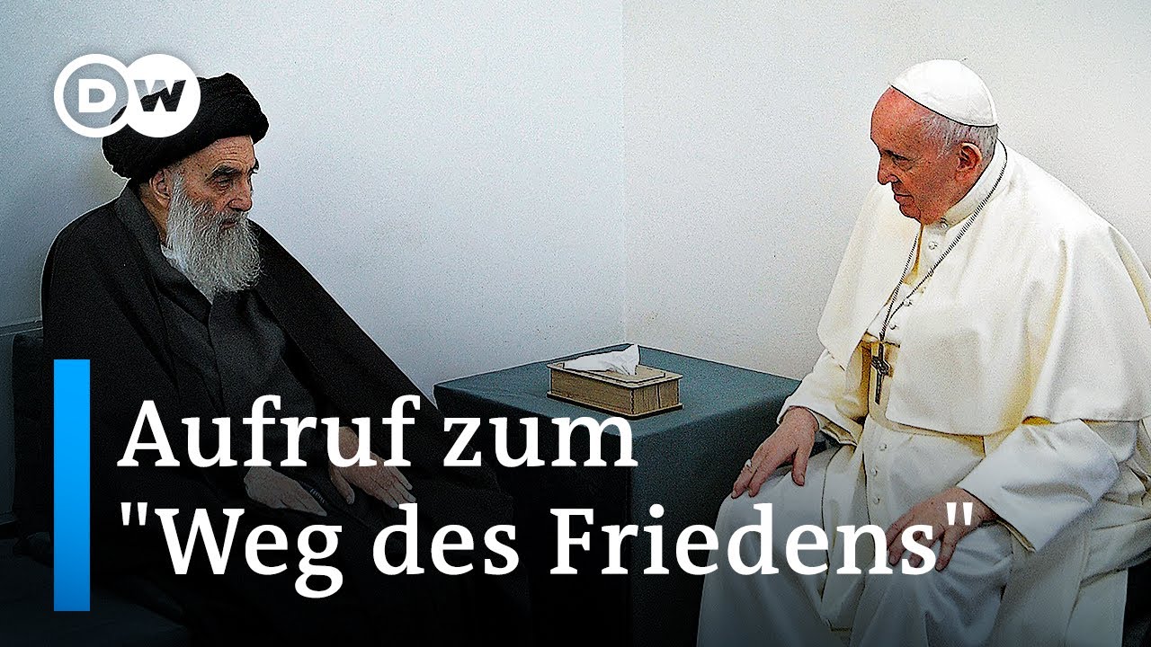 Papst Franziskus trifft Schiitenführer Ali al-Sistani im Irak | DW Nachrichten