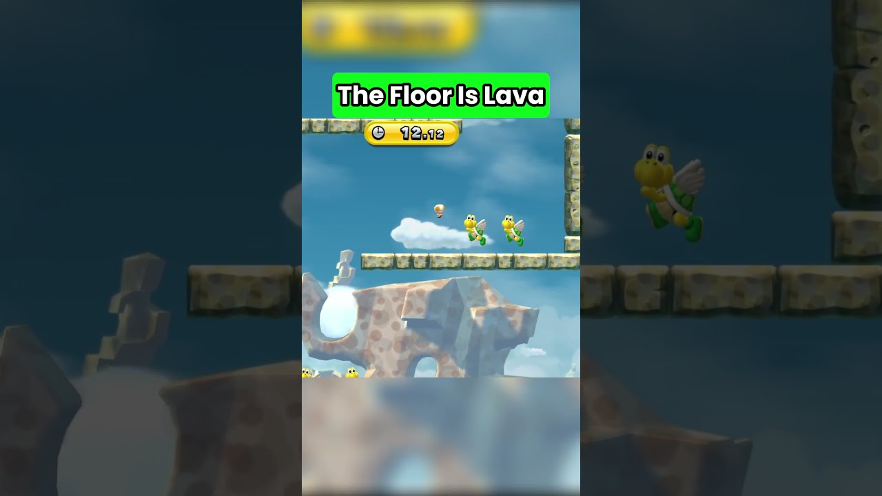 Toad Tries the Floor Is Lava Challenge