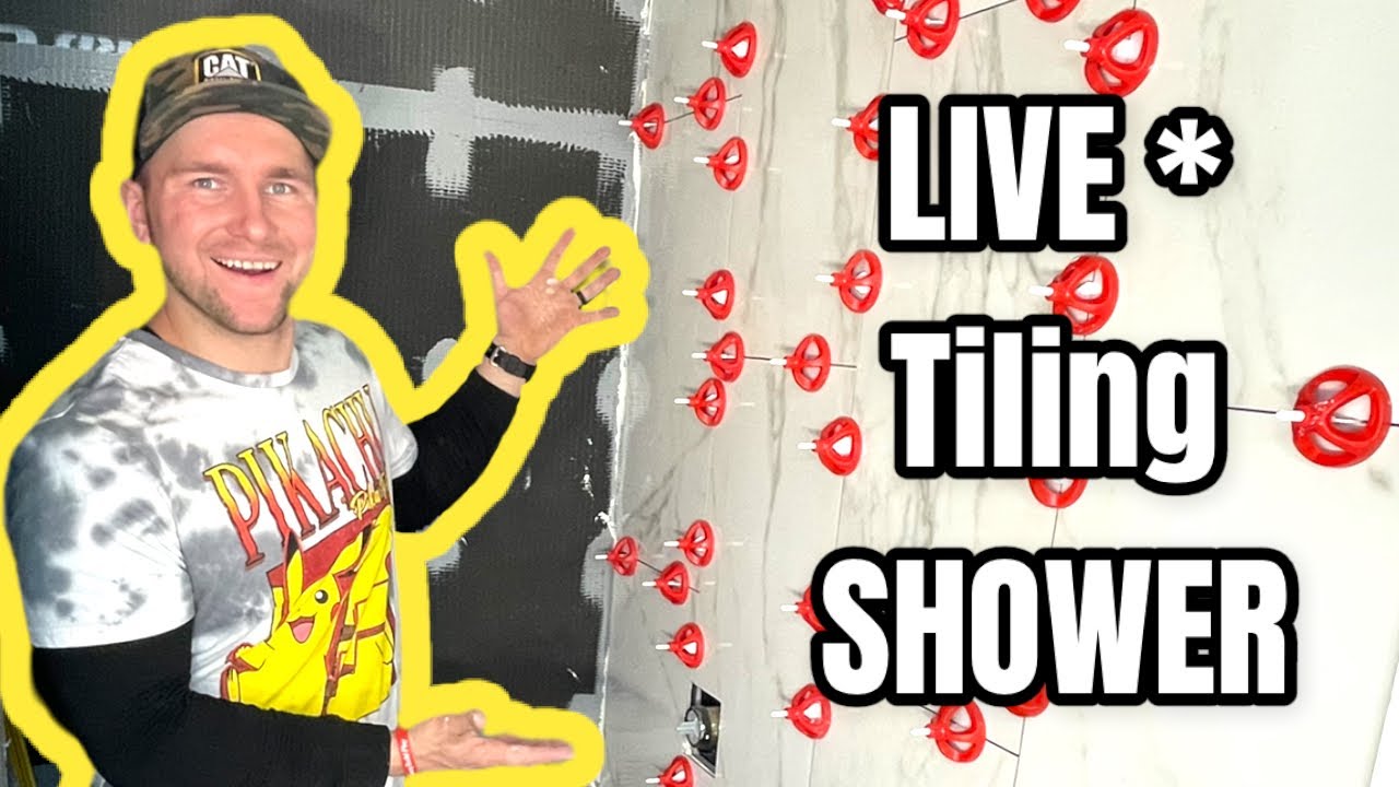 LIVE Tile installation process. How to install tile. Rubi tile leveling system