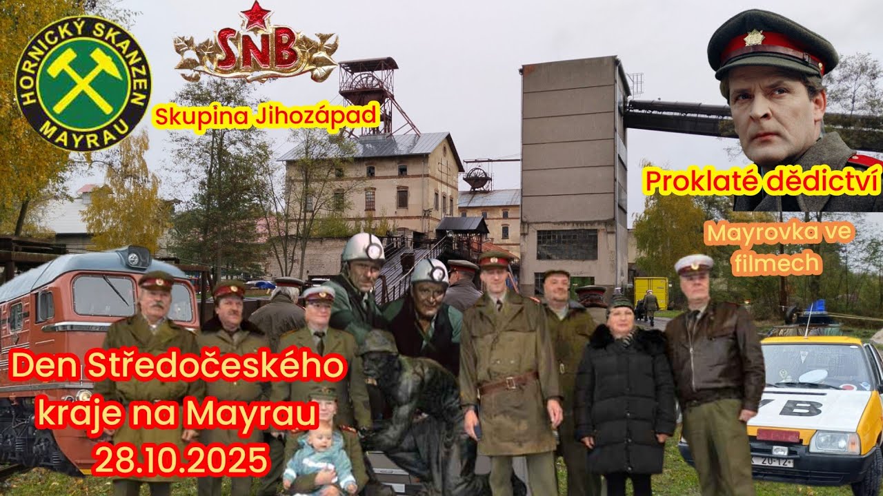 VB SNB-Skupina SNB Jihozápad -Hornický skanzen Mayrau-Den Středočeského kraje 28.10.2025
