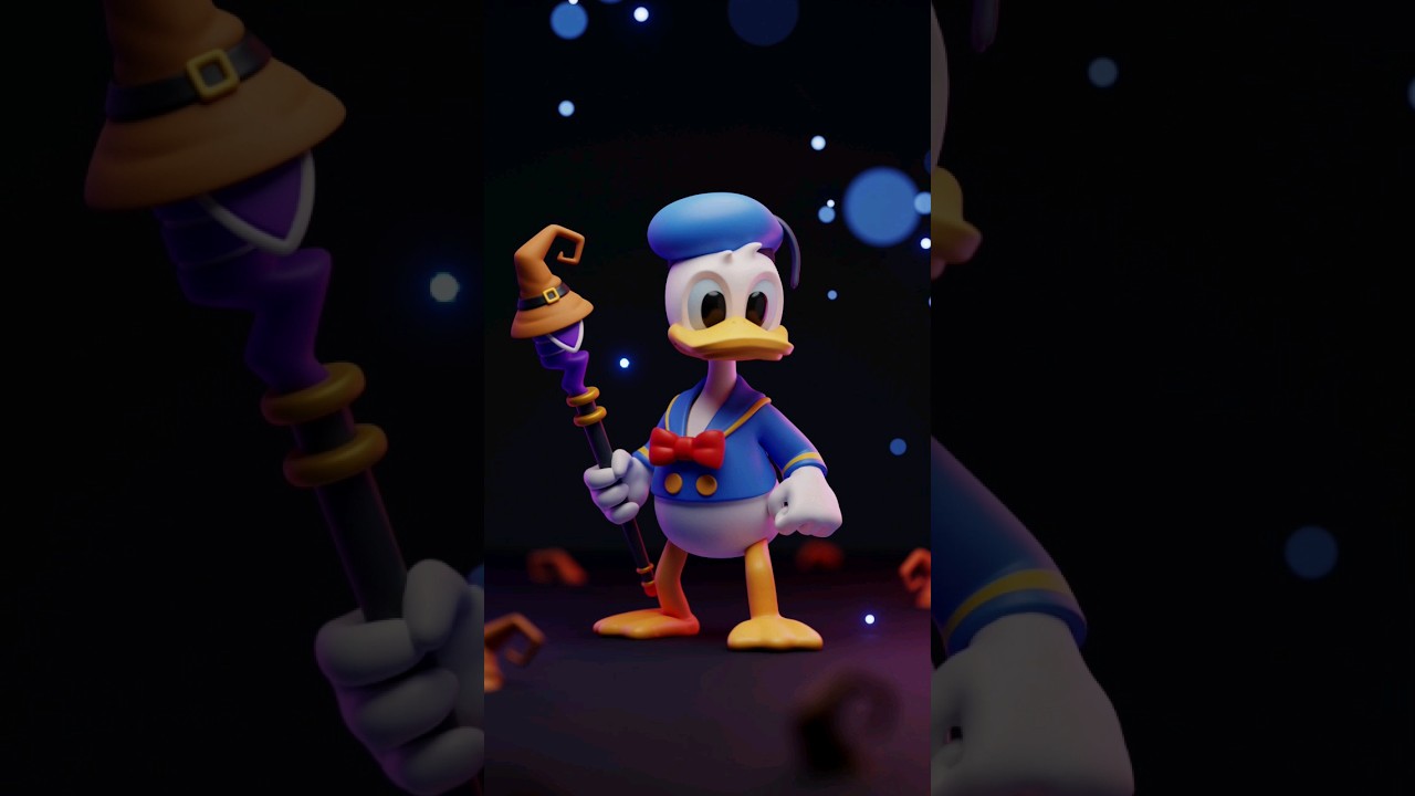 Sculpting Donald Duck in Blender. Iconic characters from A to Z! #Sculpting #Blender