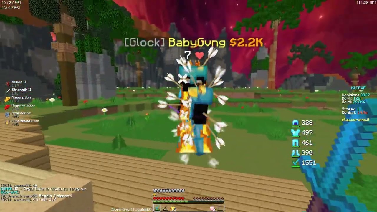 CoralMC KitPvP (video for fun, no effect)