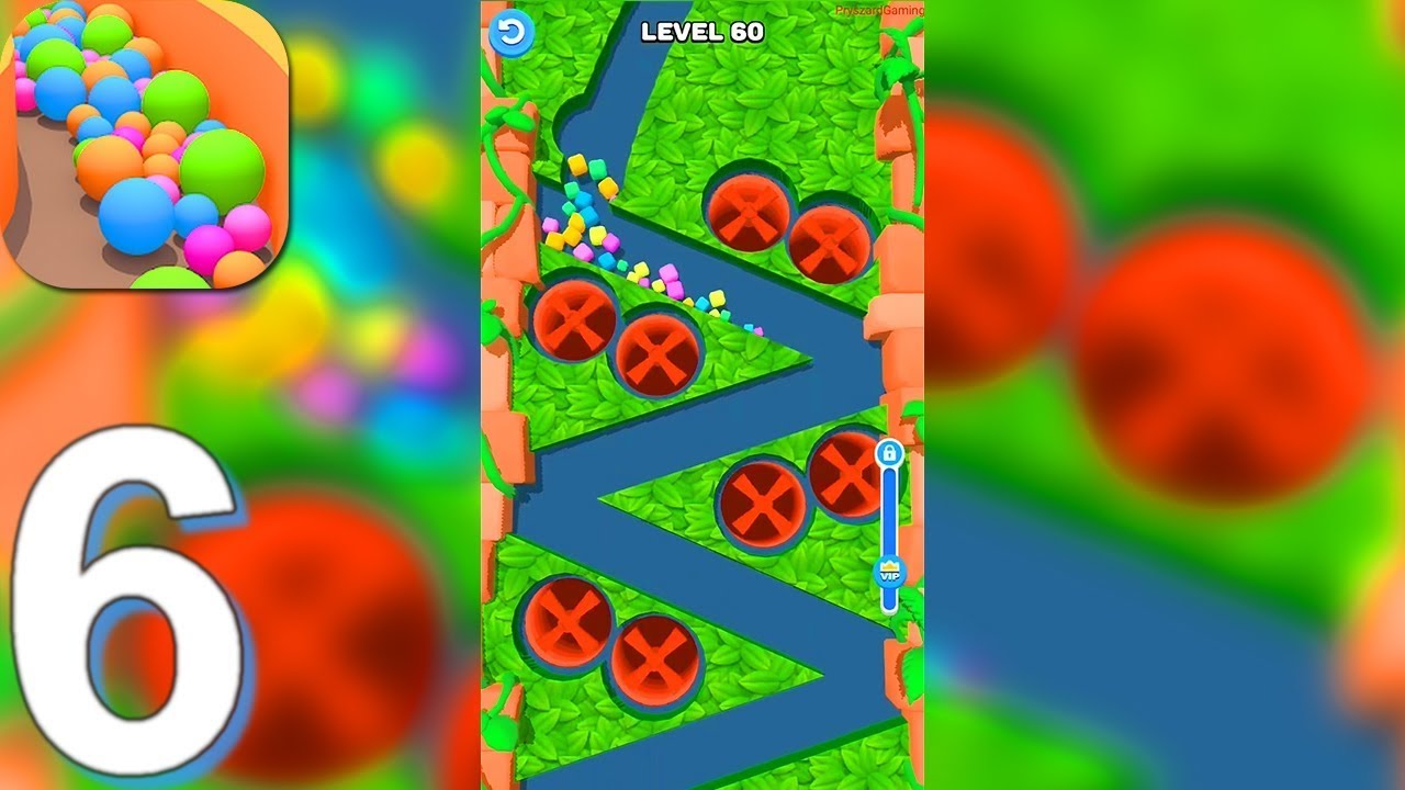 Sand Balls - Gameplay Walkthrough Part 6 Levels 55-60 (Android, iOS Game)