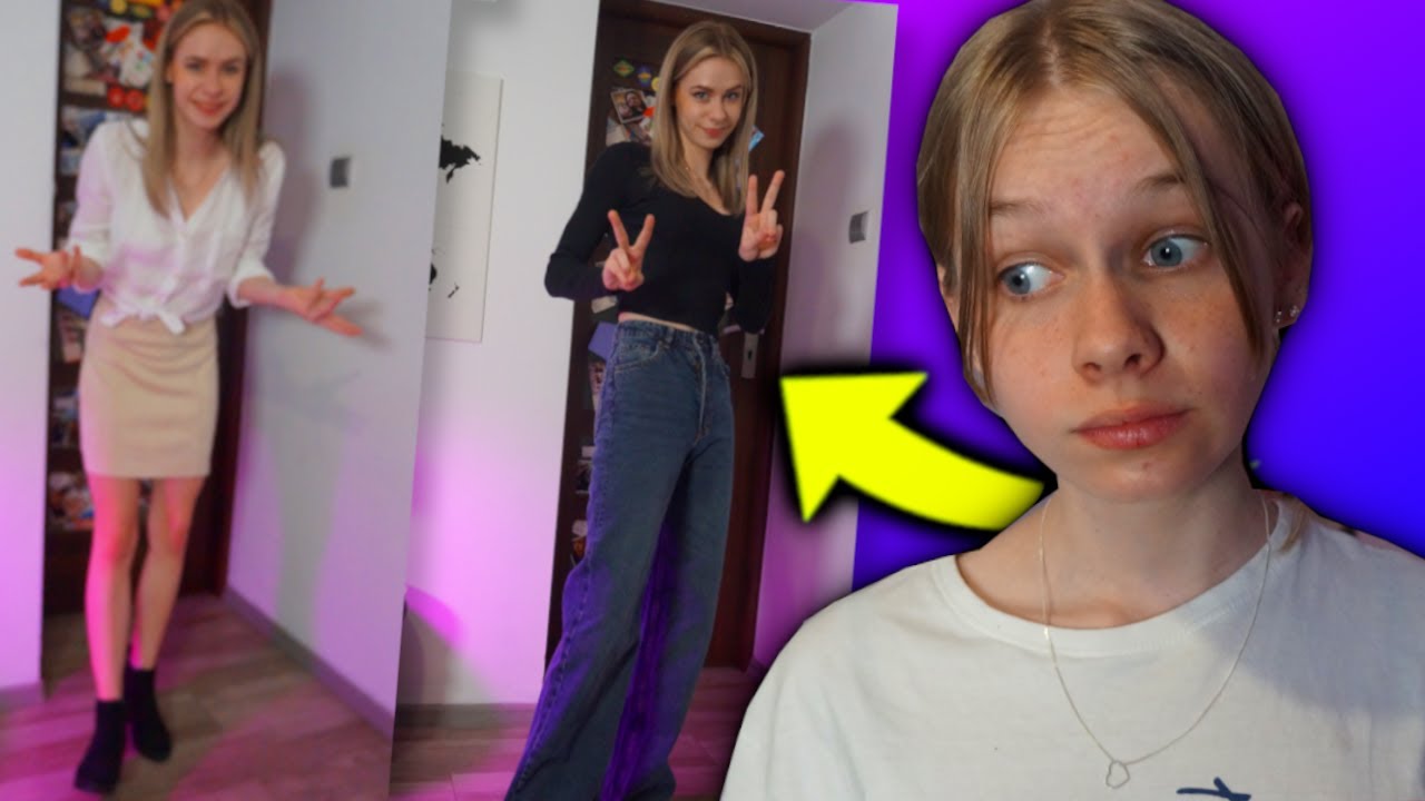 MŁODSZA SIOSTRA WYBIERA MI OUTFITY!