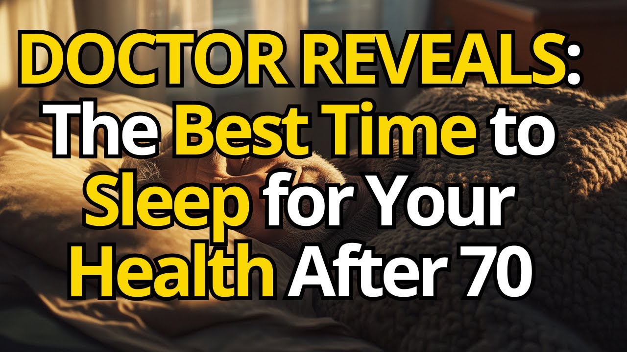 What Time Should SENIORS Over 70 Go to SLEEP to Stay HEALTHY?