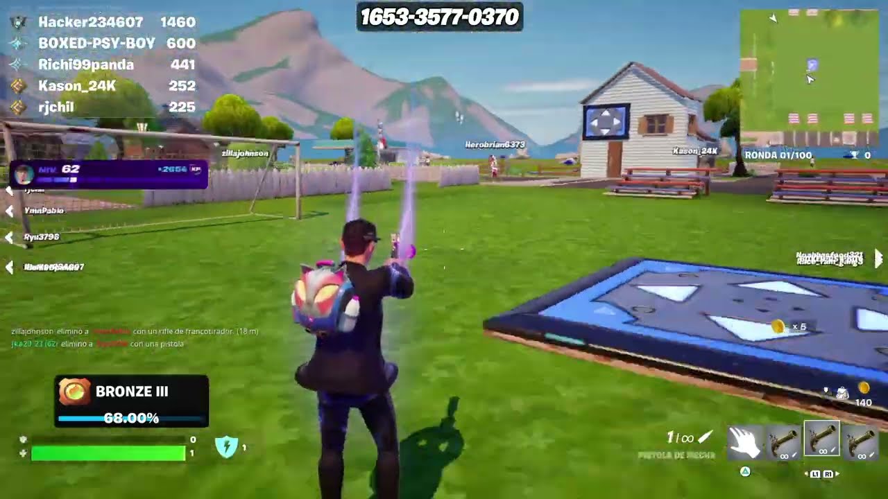 FORNITE SIN EDITAR/PRACTICA DE SNIPES/ 1 SHOT CHALLENGE/ NO COMMENTARY
