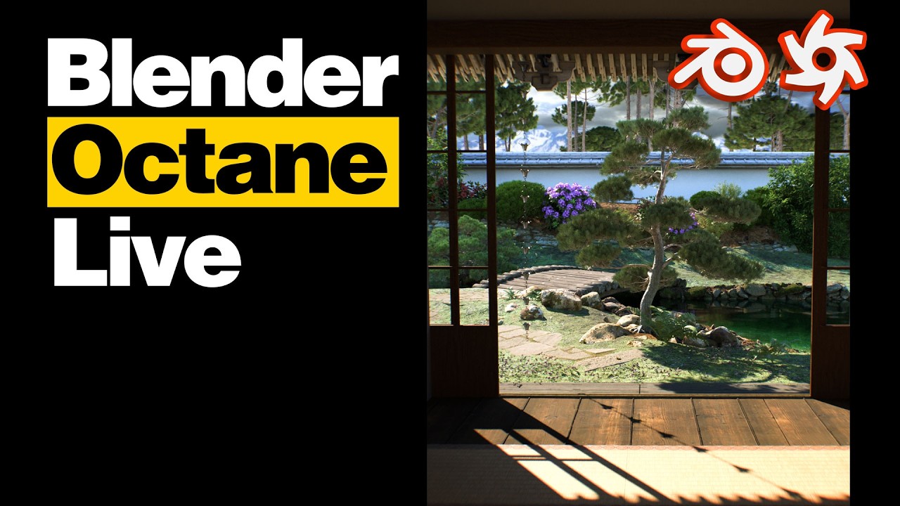 Blender Octane Workflow in Realtime (IRL)