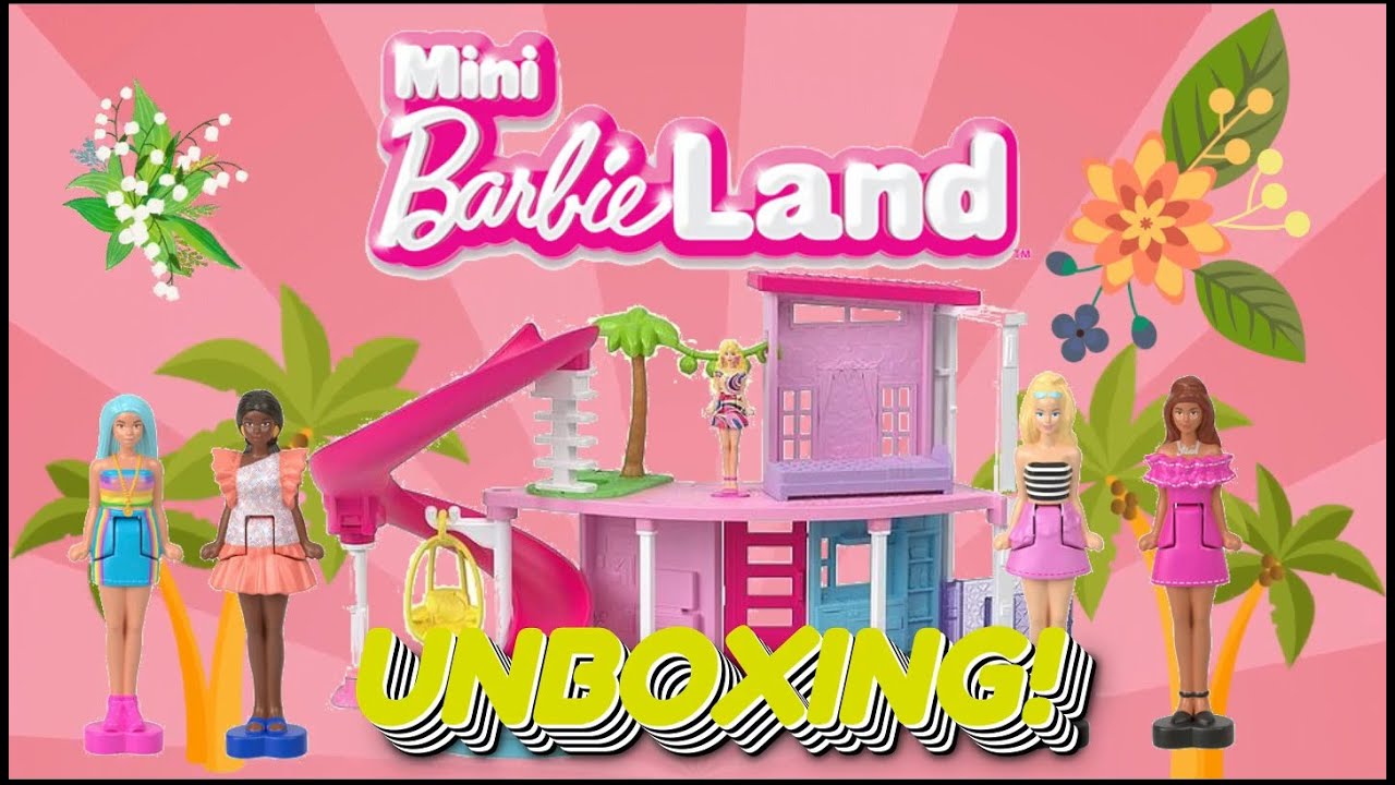 Unboxing Barbieland Mini's dolls and Malibu Dreamhouse sets!