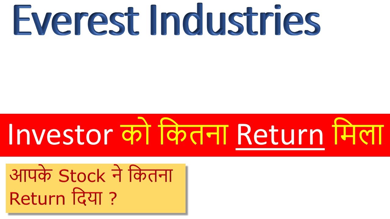Everest Industries Price Analysis