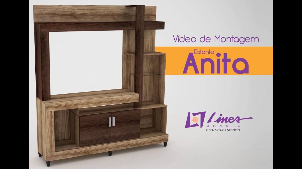 Como Montar - Estante Anita - Linea Brasil