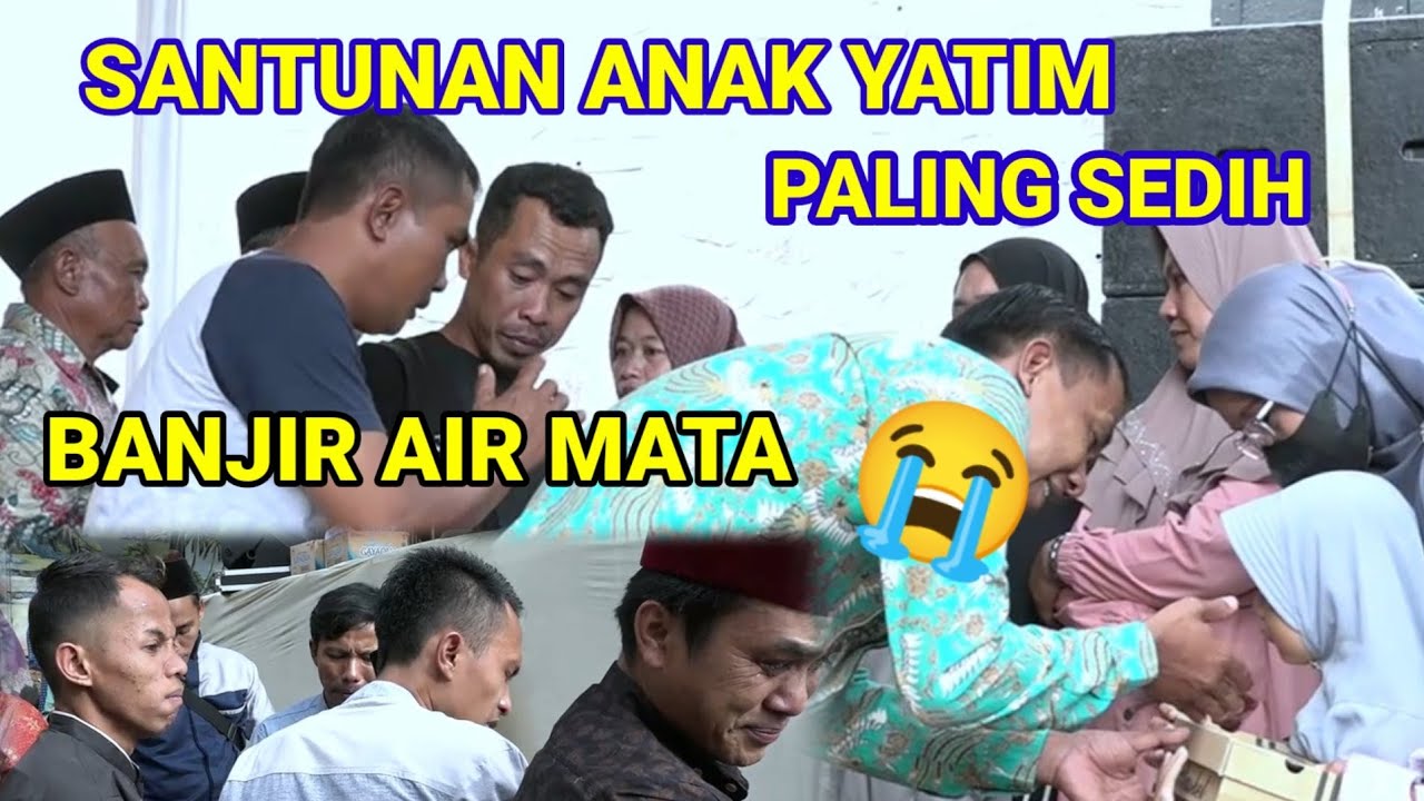 SANTUNAN ANAK YATIM PALING SEDIH SEMUA MENANGIS MENETESKAN AIR MATA😭.Acara isra,mi,raj Blok sukajadi