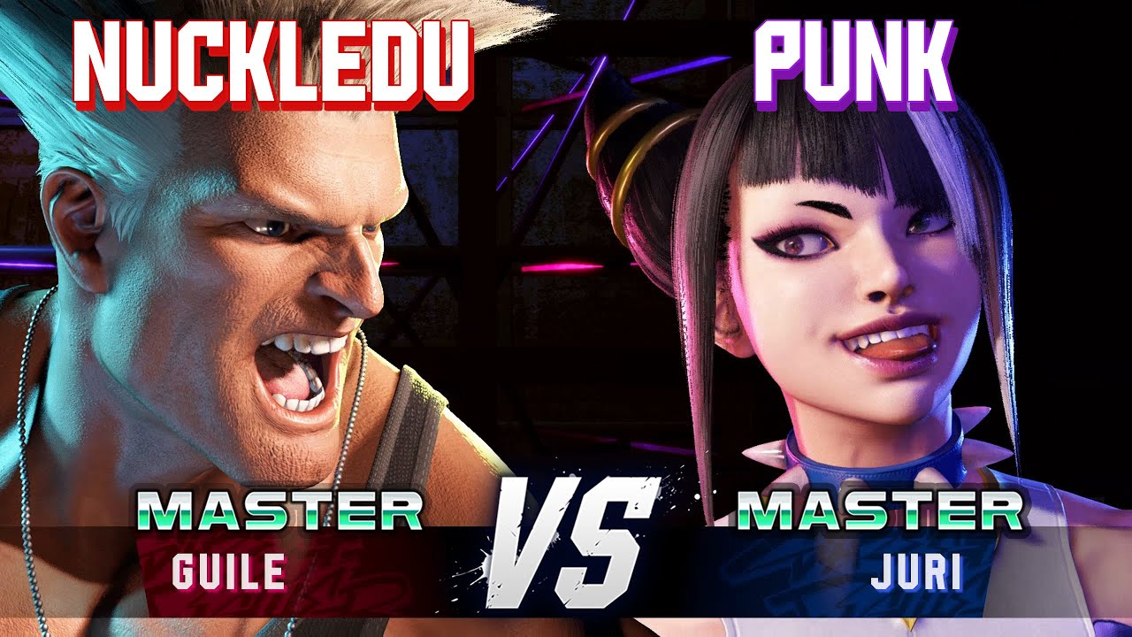 SF6 ▰ NUCKLEDU (Guile) vs PUNK (Juri) ▰ High Level Gameplay