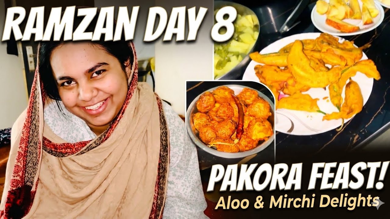 Crispy Pakodi for Iftar 🤤🌙 8th Roza 🫀🌸