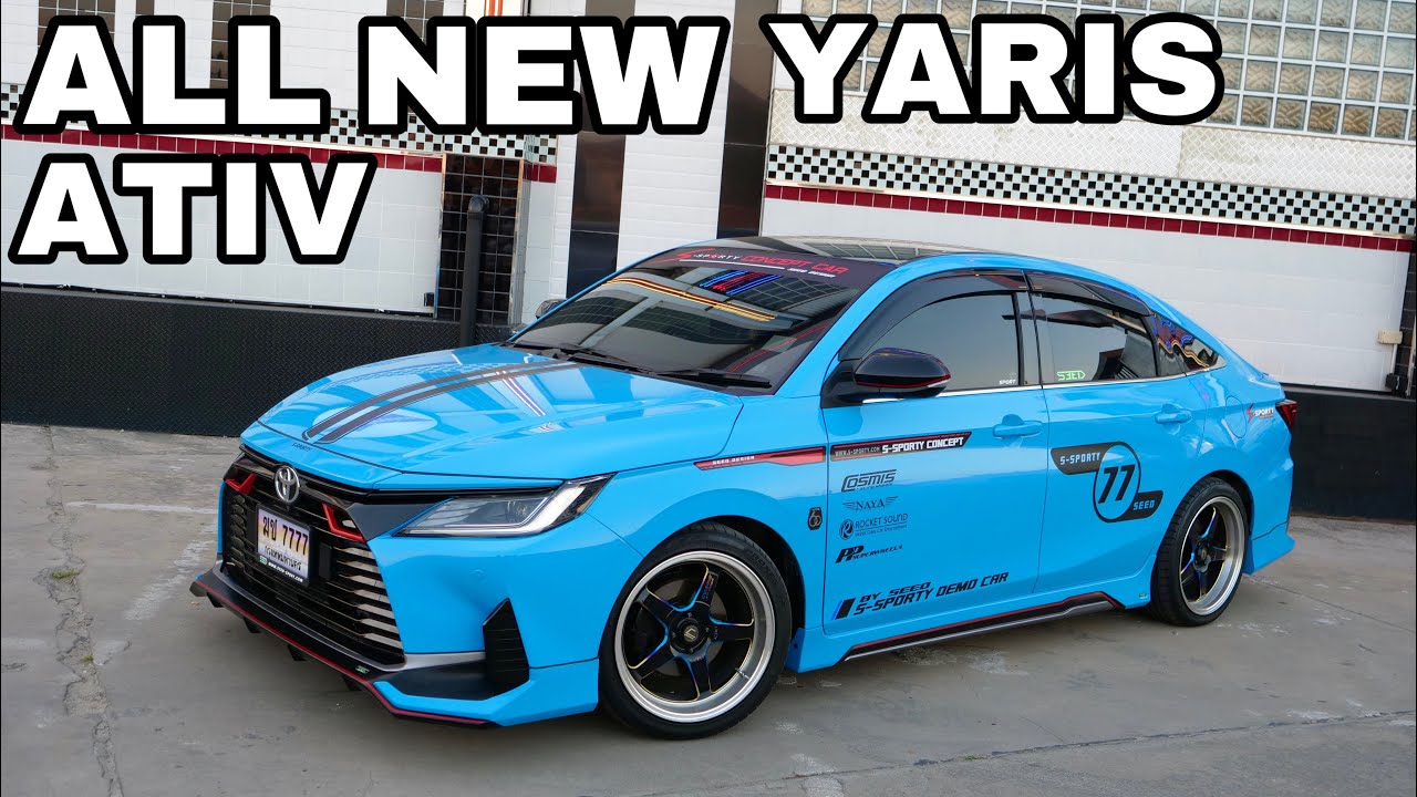 แนวทางการแต่ง All New Toyota Yaris Ativ ใส่ชุดแต่งรอบคัน [ งบแค่1แสนก็หล่อได้!! ]