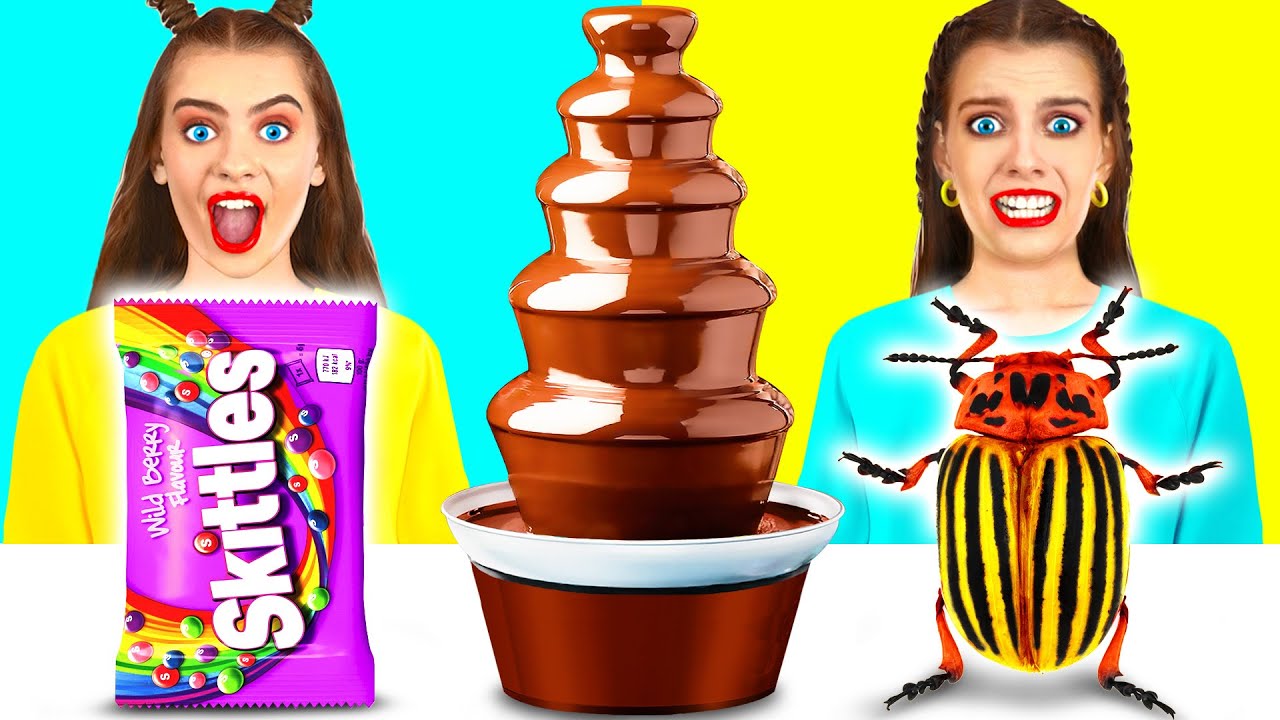 تحدي فوندو الشوكولاتة | وصفات طهي رائعة CRAFTooNS Challenge