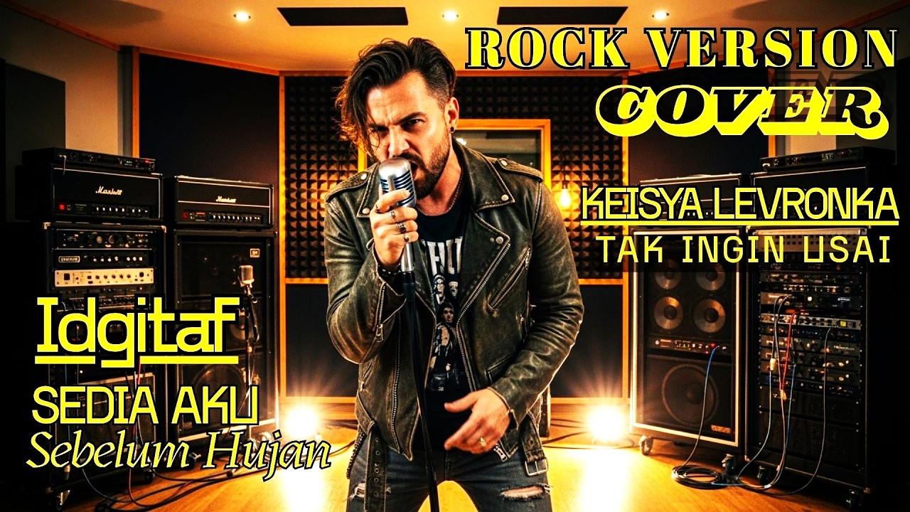 IDGITAF - SEDIA AKU SEBELUM HUJAN - KEISYA LEVRONKA - TAK INGIN USAI - Cover by RM MASTERING