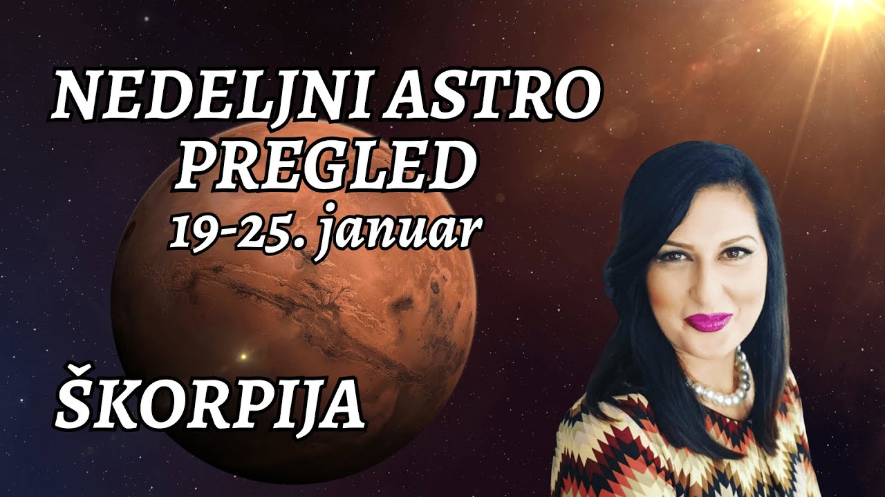 ♏ ŠKORPIJA NEDELJNI PREGLED | 19 - 25. JANUAR | PEOKRETI, PRILIKE I VAŽNE PORUKE!