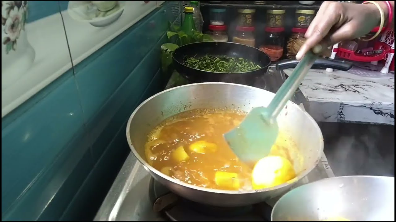 🇮🇳♥️রান্নাঘরের সবথেকে পছন্দের জায়গাটা পরিষ্কার করে দুই দিনের বাজার একসাথে গুছিয়ে নিলাম