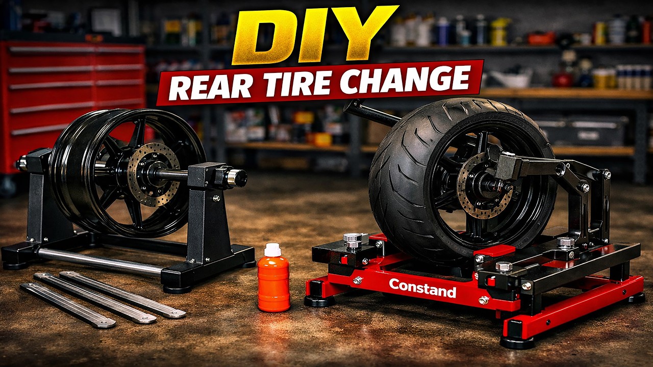 The CHEAPEST Way to Change a Sportbike Rear Tire at Home (Step‑by‑Step Guide)