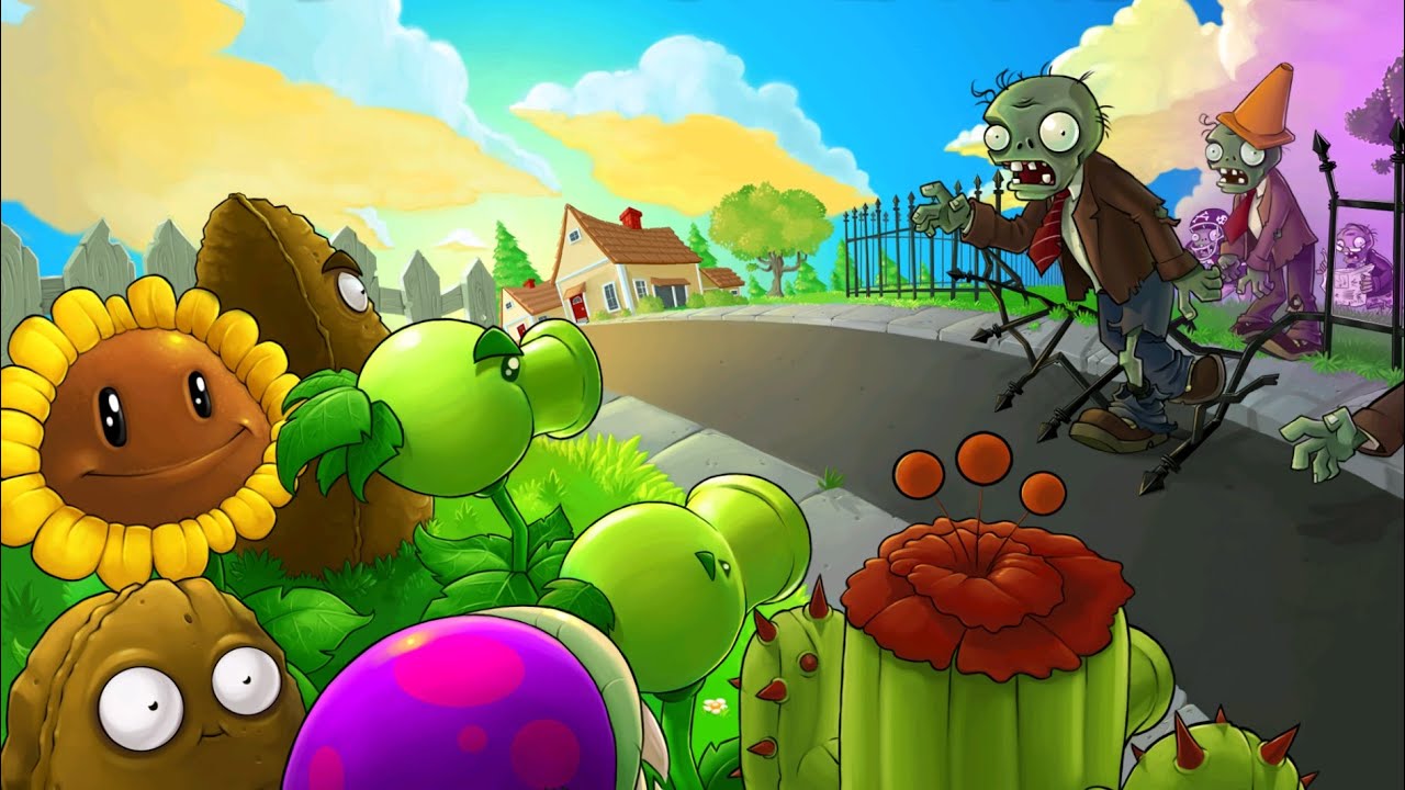 Plants vs zombies oynadım