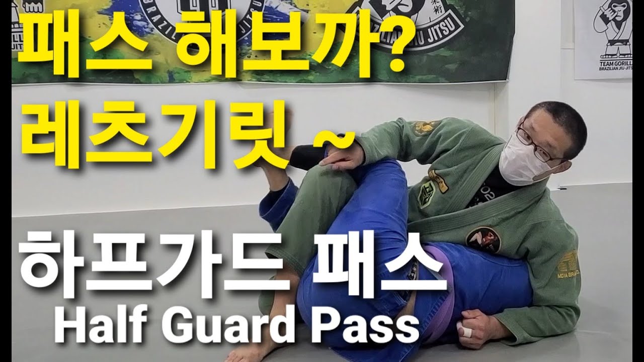 하프가드 패스 Half Guard Pass (기술도움 : 성정기)