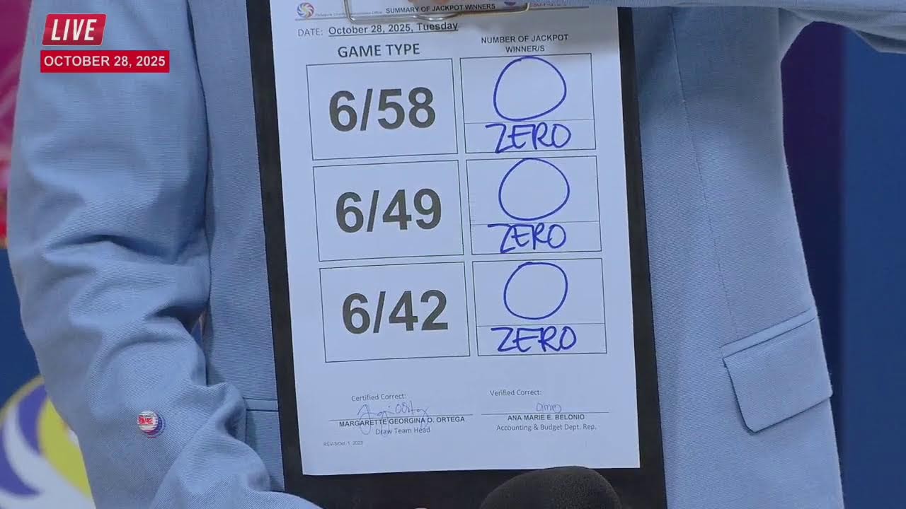 [LIVE] PCSO 9:00 PM Lotto Draw - October 28,  2025